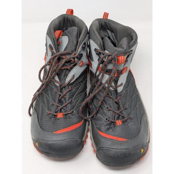 KEEN Marshall Mid Mens Size 11.5 Gray Orange Hiking Waterproof Boots Shoes - Picture 5 of 8